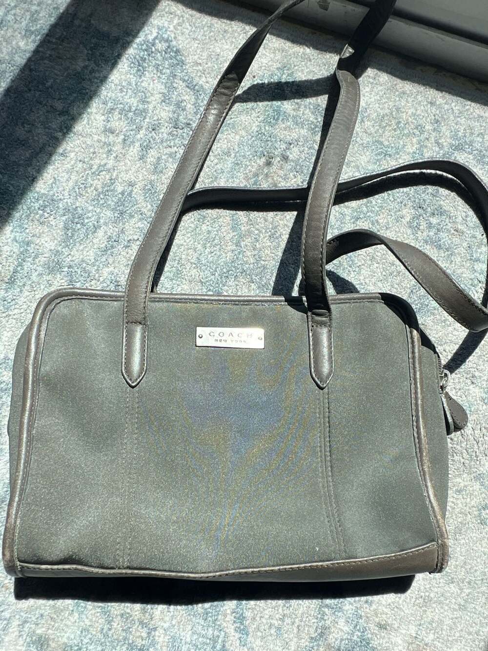 Vintage Coach Neo East/West Zip / Neo East-West bag from the late-1990s Neo line